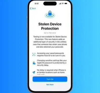 南城街道苹果授权维修店分享被盗设备保护功能开启方法 