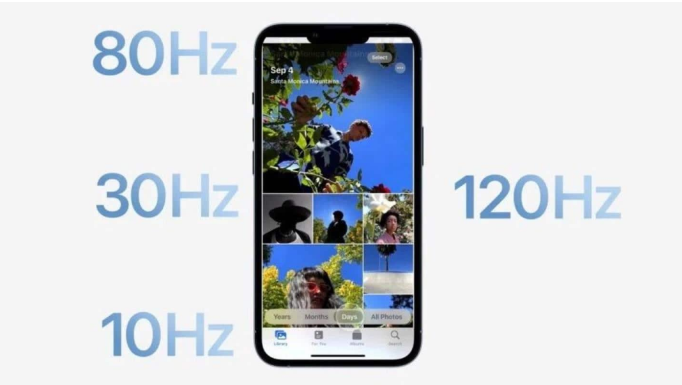 南城街道苹果14维修分享iPhone 14有高刷吗 